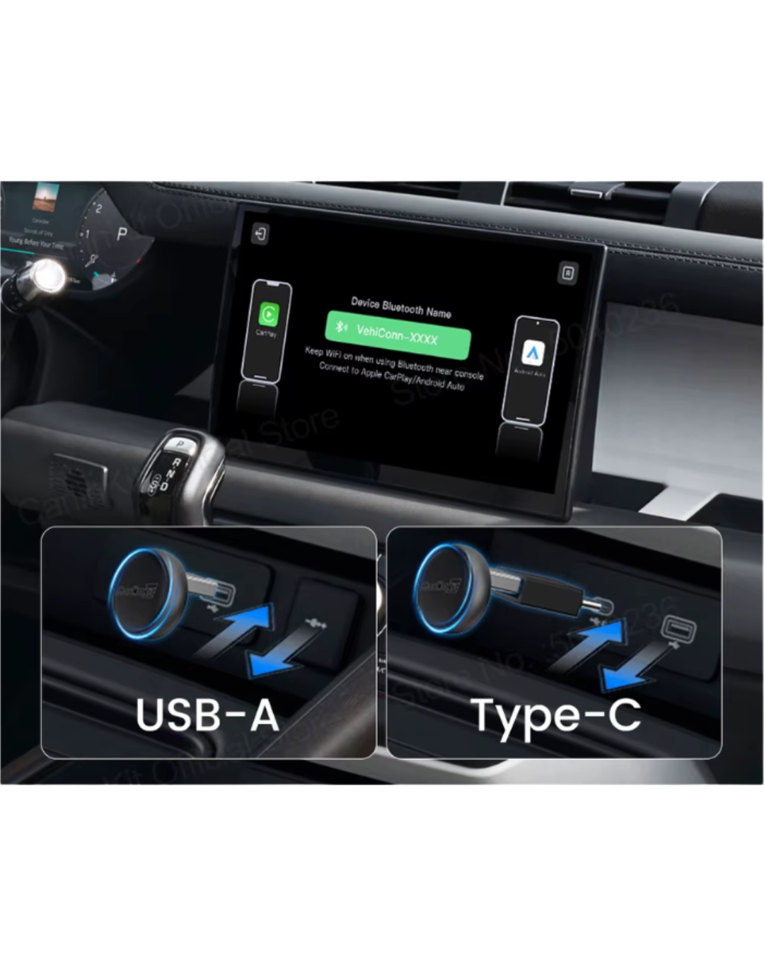 Connect’Auto™ – Adaptateur CarPlay Sans Fil